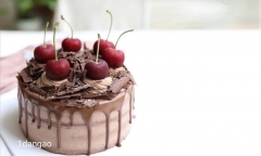 车厘子巧克力奶油蛋糕/ Chocolate cake
